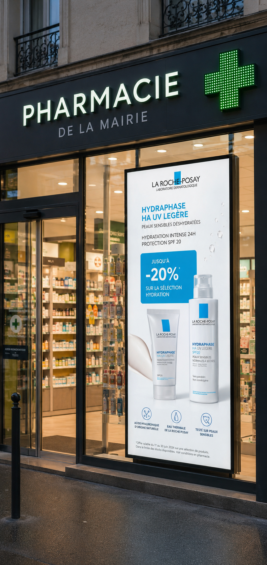 Impact visuel mur d'images