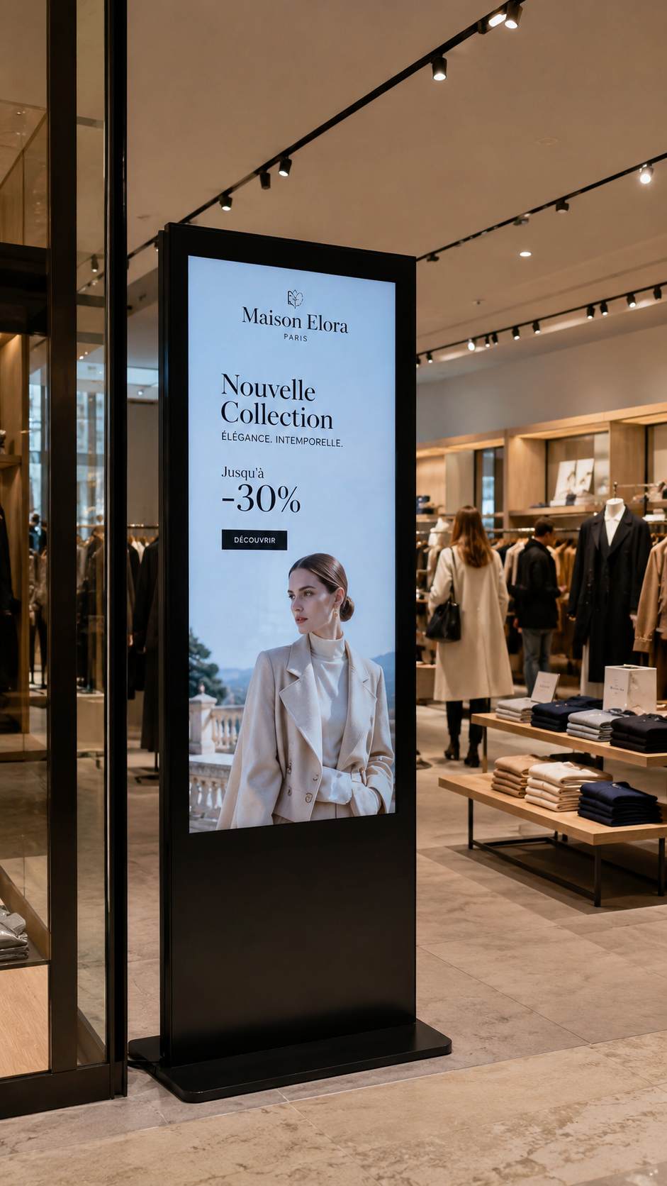 CMS affichage dynamique commerce