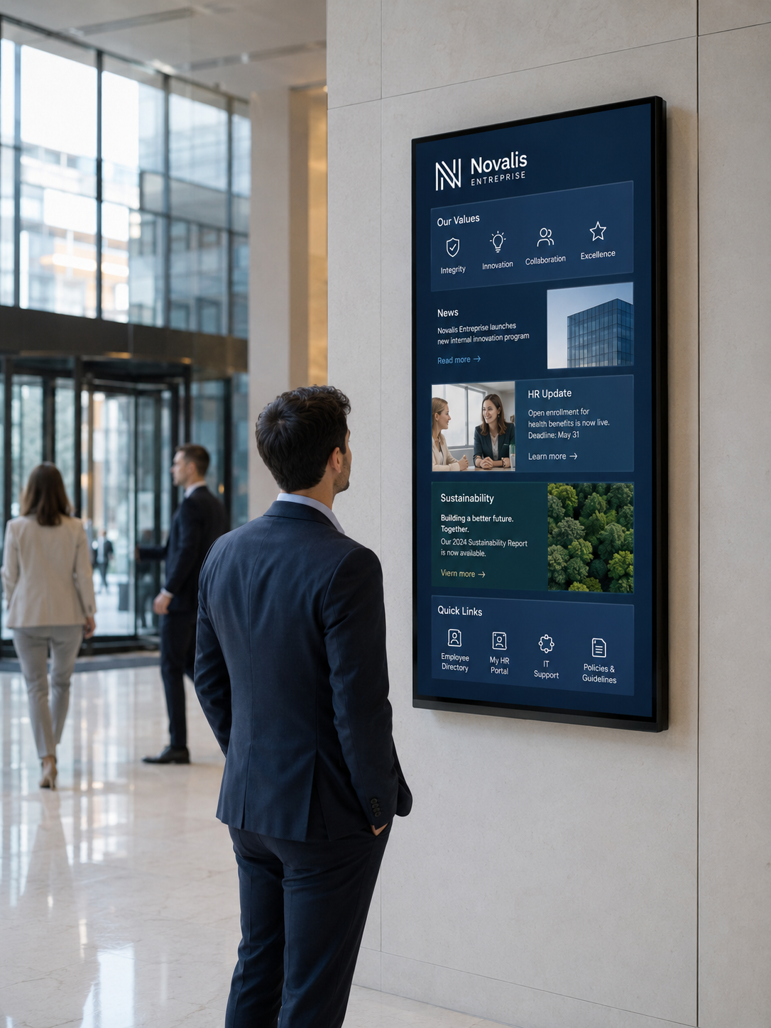 Solutions d'affichage dynamique pour entreprise