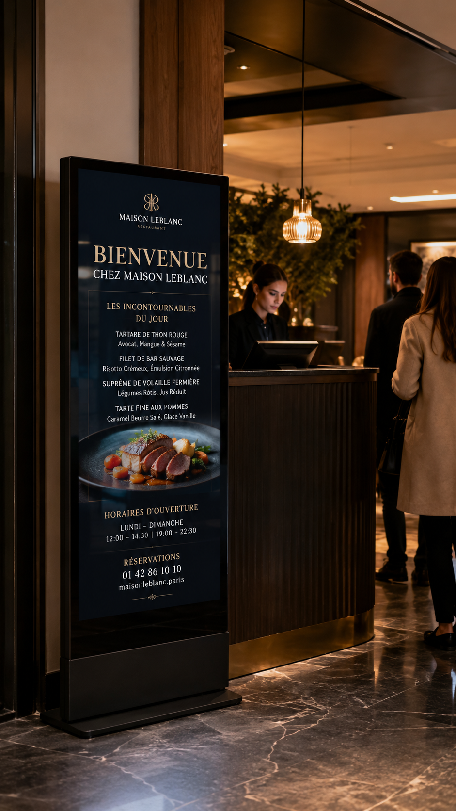 CMS affichage dynamique restauration